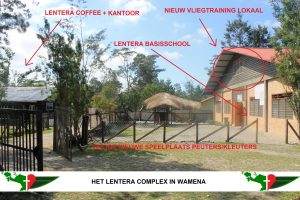 Overzicht van een gedeelte van het Lentera complex in Wamena