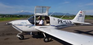 Piloot Noor op het eiland Lombok
